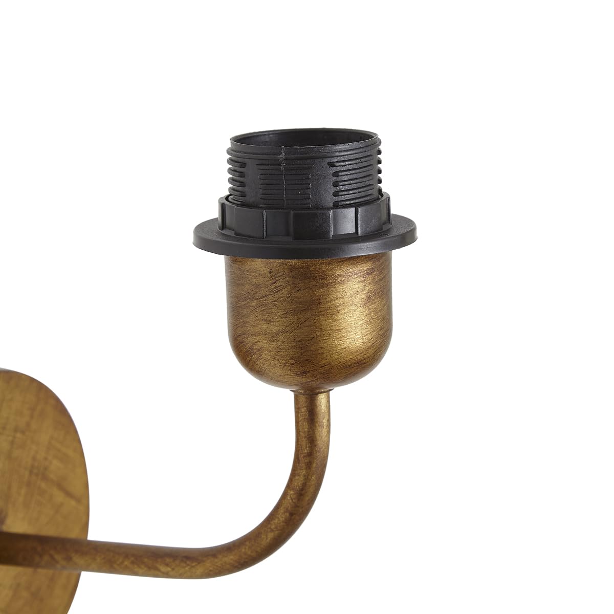 Qazqa Retro Wandleuchte, Wandlampe - Matt - Gold, Rund, max. 60W, Geeignet für LED, 15.5cm, Ideal als Flur, Küche lampe, Schlafzimmerlampe und Wohnzimmerlampe
