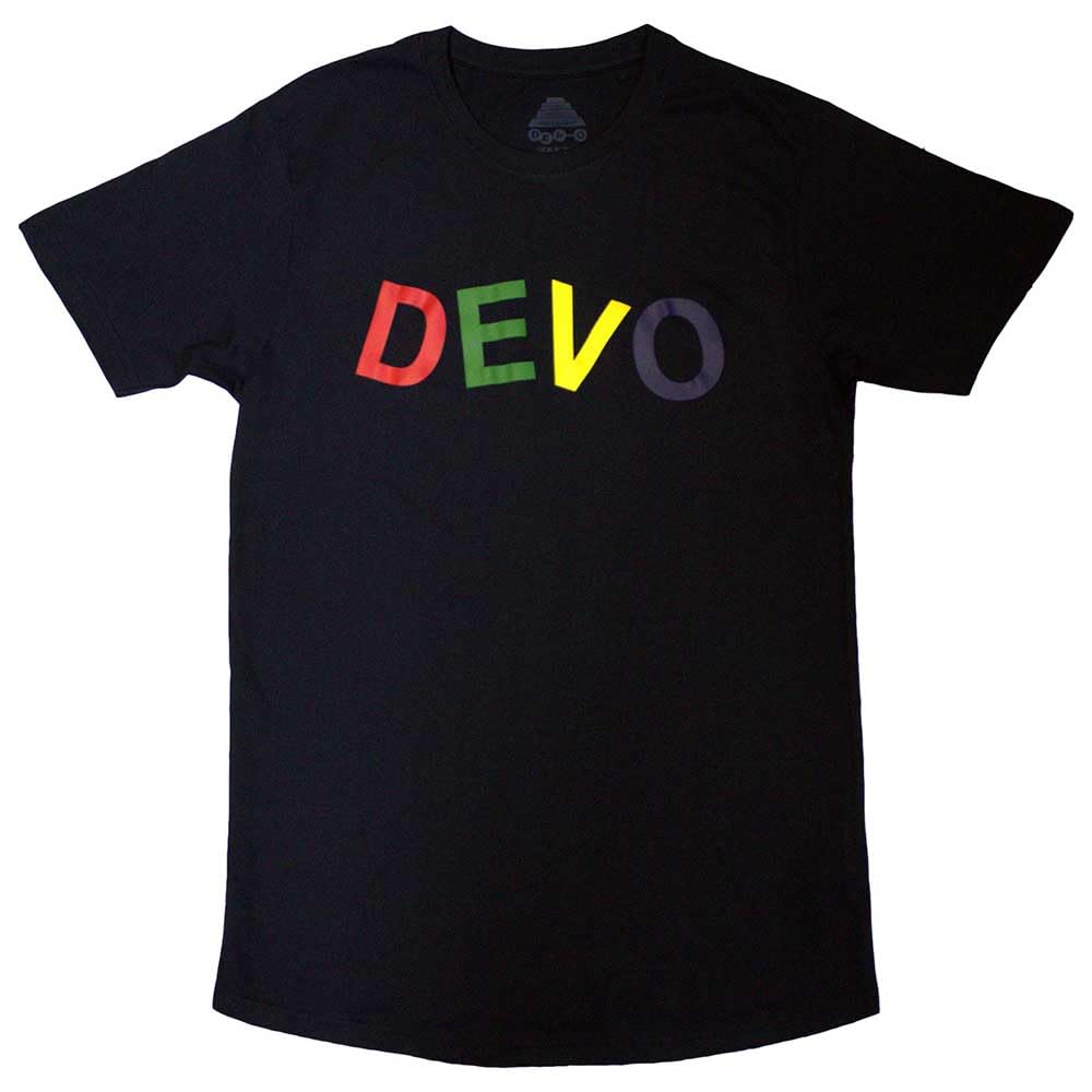 Devo Logo Official Tee T-Shirt Mens Unisex (Large) Black
