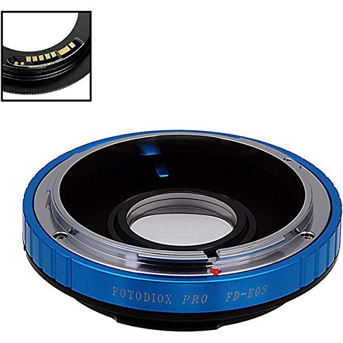 Image of Fotodiox Pro Lens Mount Adapter Compatible with Canon Fd & Fl 35mm SLR Lens to Canon EOS (EF, EF-S) Mount D /SLR Camera Body - with Gen10 Focus Confirmation Chip and Built-in Aperture Control Dial
