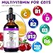 15-in-1-Multivitamintropfen für Katzen, Vitamine und Nahrungsergänzungsmittel– Flüssige Multivitamine für Katzen unterstützen die Immungesundheit sowie die Hüft- und Gelenkgesundheit