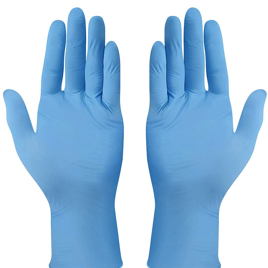 Buy Merrimen Nitrile Gloves BLUE Disposable Box of 100 Large