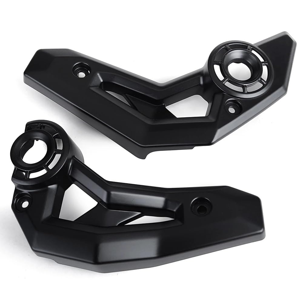 Rahmen Seite Abdeckung Gugel Panel Blenden Verkleidung Schutz Protector passend für Ka&wa&sa&ki Ninja 650 Z-650 NINJA650 Z650 2017-2024 Motorrad zubehör (Schwarz matt)