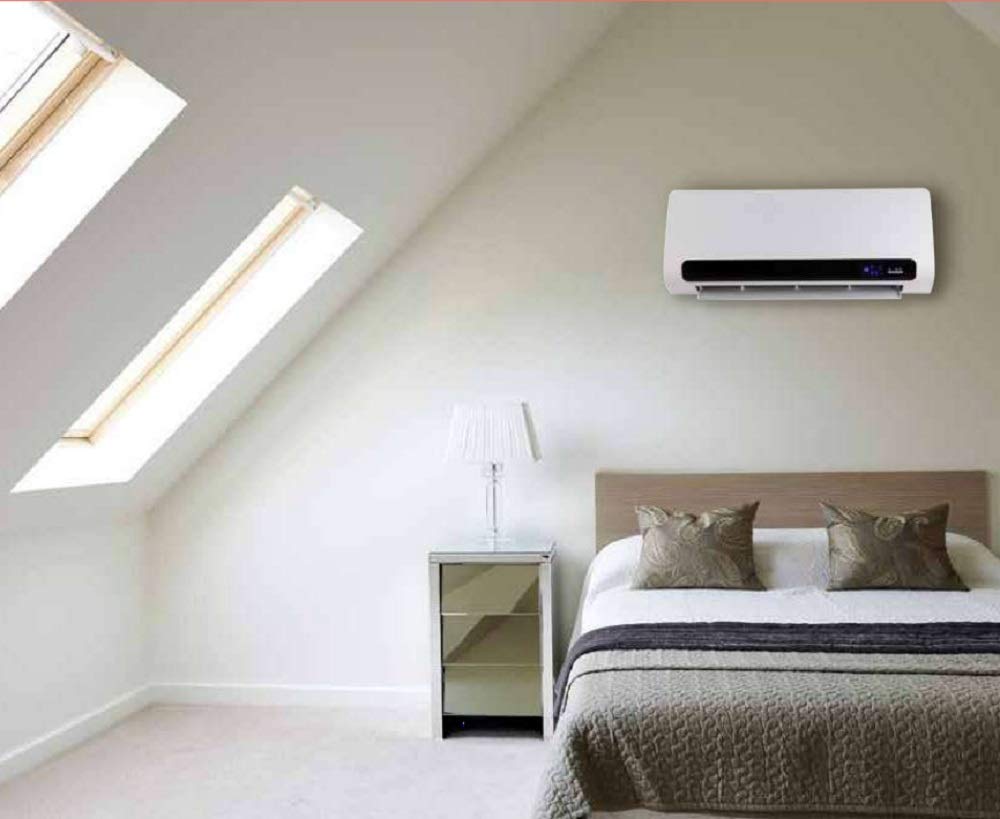 CFG - Termoventilador PTC de Pared, 2000 W, Mando a Distancia y Temporizador Er024 Spider Lux