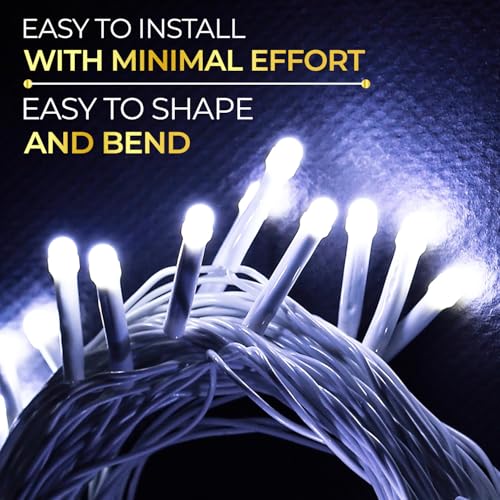 Image of Lexton 40 LED Power Pixel Serial String /Fairy Light | Plug Sourced | Suitable for Home & Outdoor Decoration, Diwali, Christmas, Ramadan, Wedding, Party, Festival (Pack of 2, White)