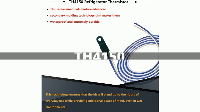 TH4150 Kühlschrank-Thermistor – 2 Stück, Ersatz Für 4204150, 3014350, 24 Monate Garantie