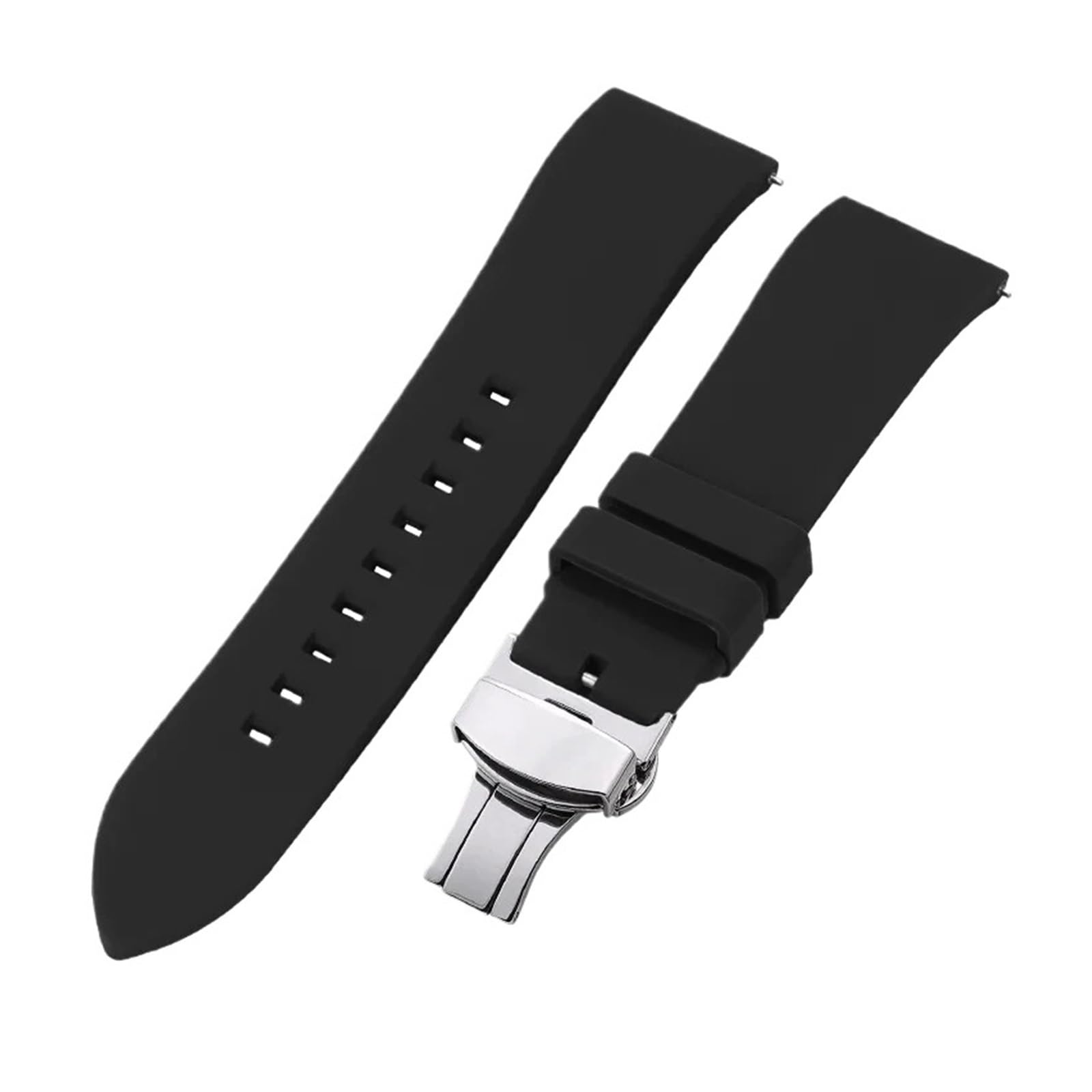 YINGO Sportuhrenarmband Butterfly Braun und Rot