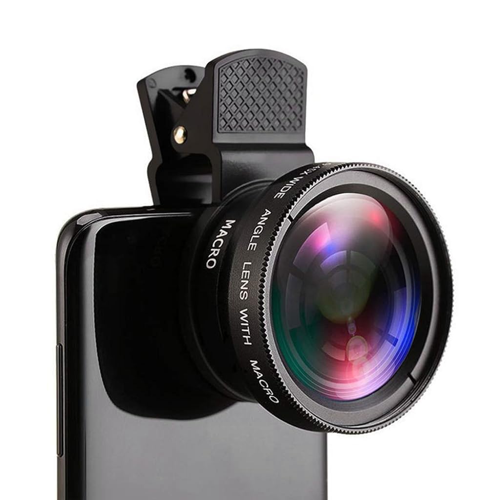 ZORBES® Professional Mobile Phone Lens Attachment 0.45X Wide Angle Lens with & 12.5X Macro HD Clip-on Phone Camera Lens Universal Phone Camera Lens for iPhone/Samsung/Oppo/Realme (B0DFXXXFH3) Amazon Price History, Amazon Price Tracker