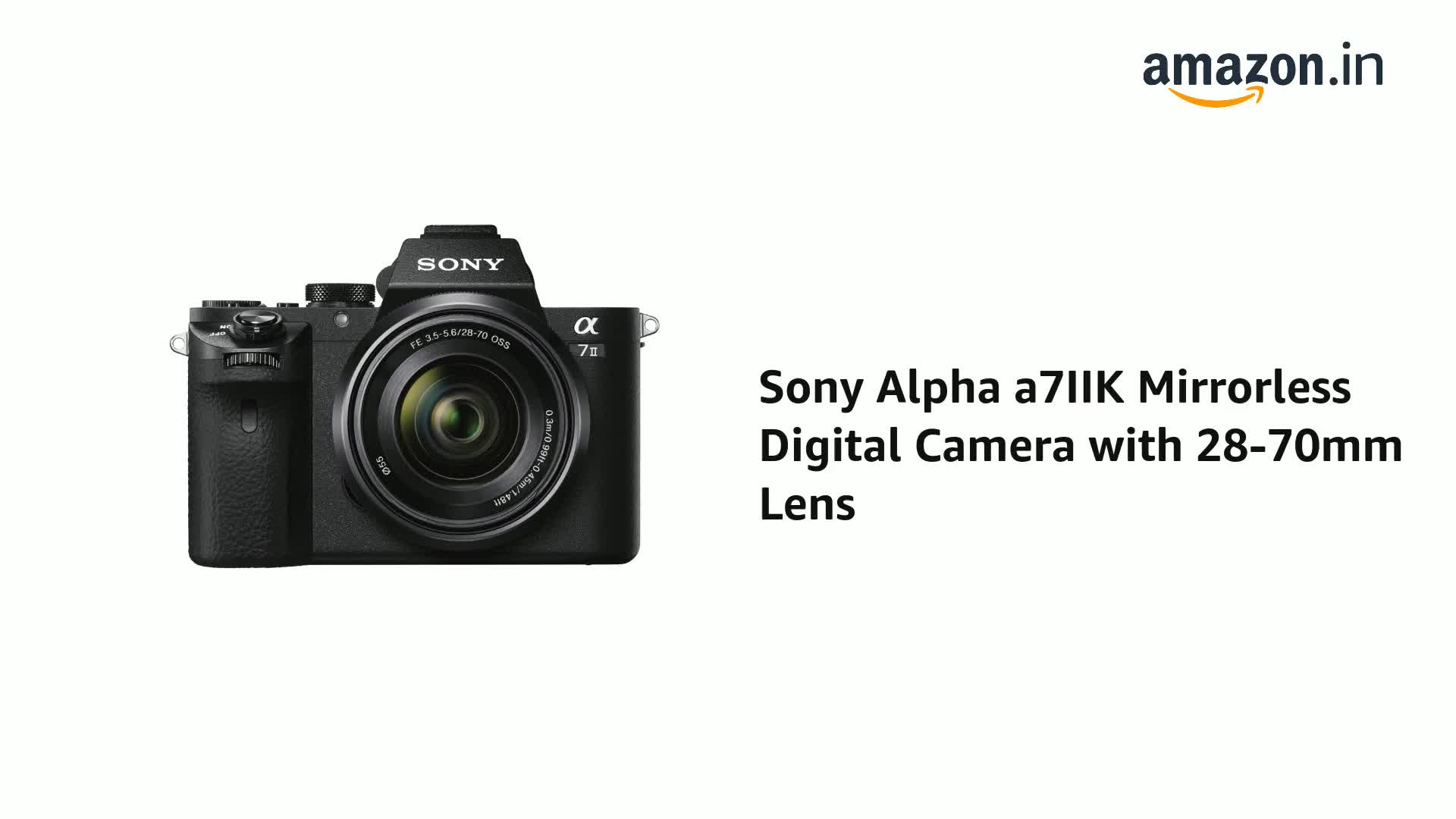 Buy Sony Alpha a7IIK Mirrorless Digital Camera with 28-70mm Lens