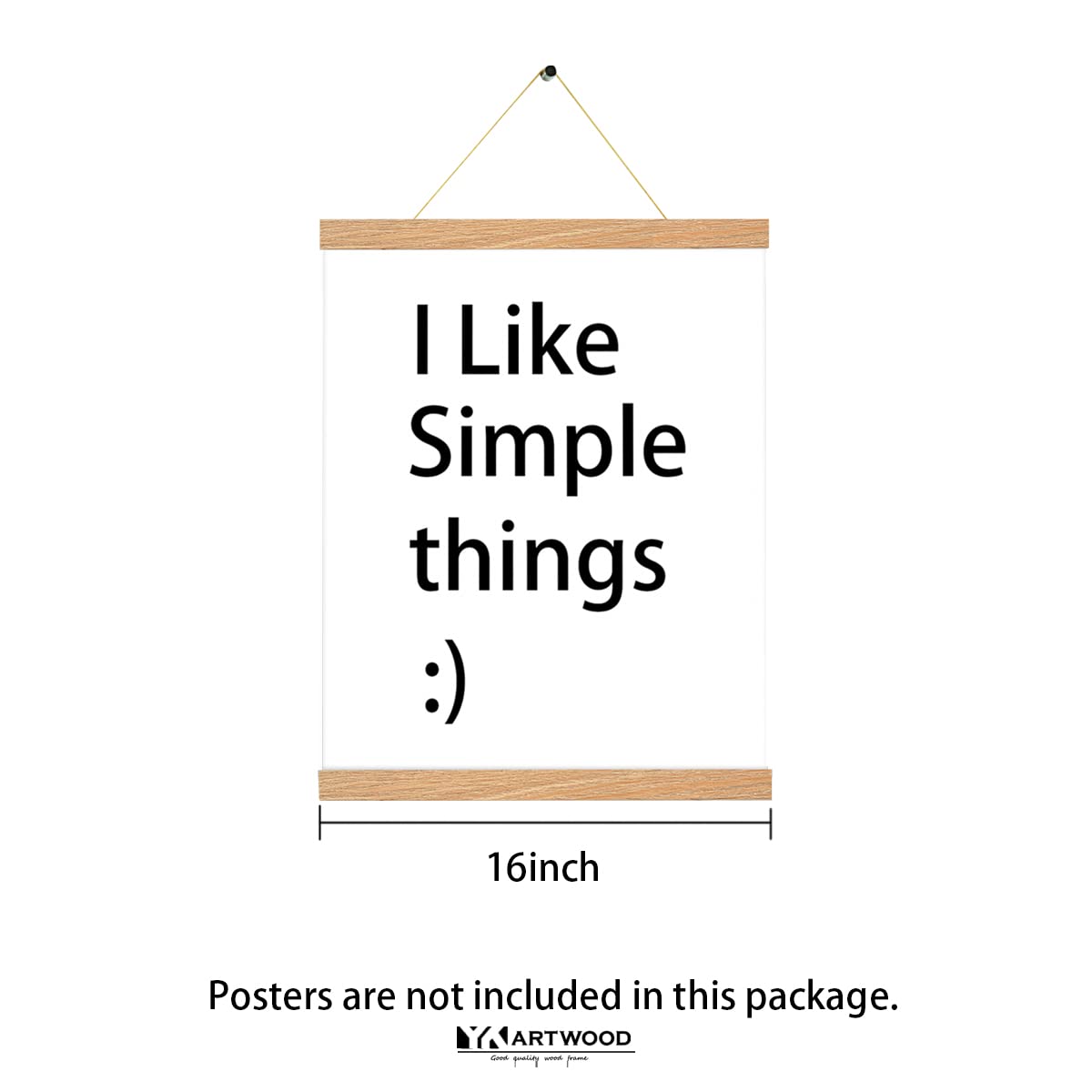 Amazon.co.jp: YK Artwood 磁気ポスターハンガーフレーム 3個パック