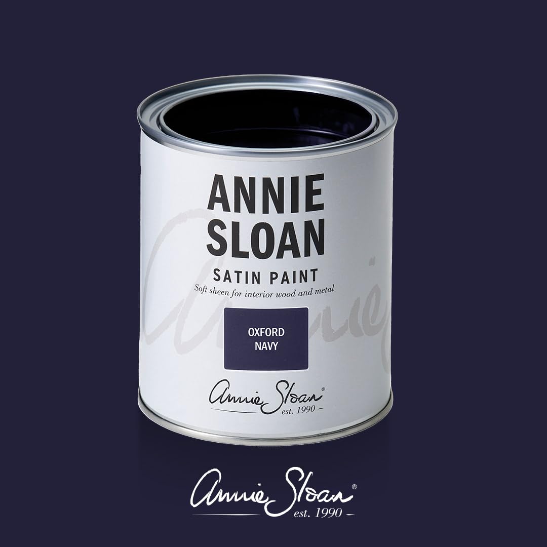 Priory Polishes Annie Sloan Oxford Navy Satin Paint 750ml