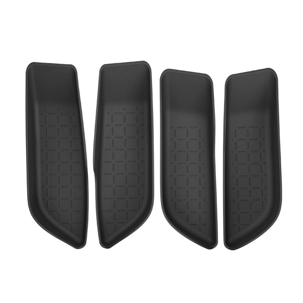QOEMRHELT Armrest Organiser Tray for Toyota RAV4 2026, Centre Console Storage Box Insert with Non-Slip Mats, Car Organizer Interior Accessories,4pcs door handle