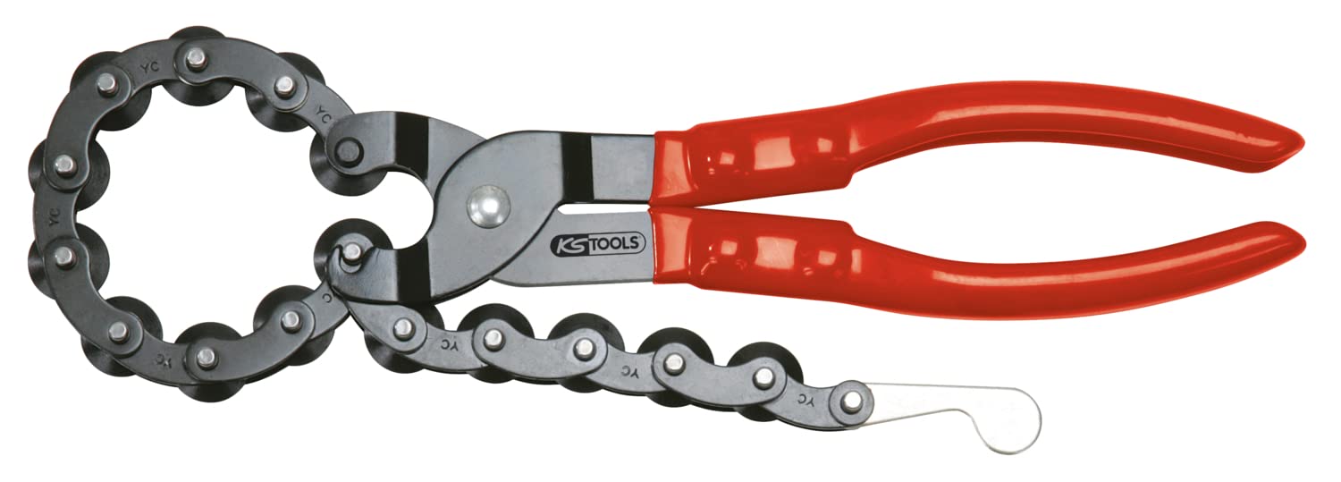 KS Tools 150.1505 Łańcuchowy ucinak do rur układu wydechowego do rur ze stali szlachetnej, Ø19-83mm,