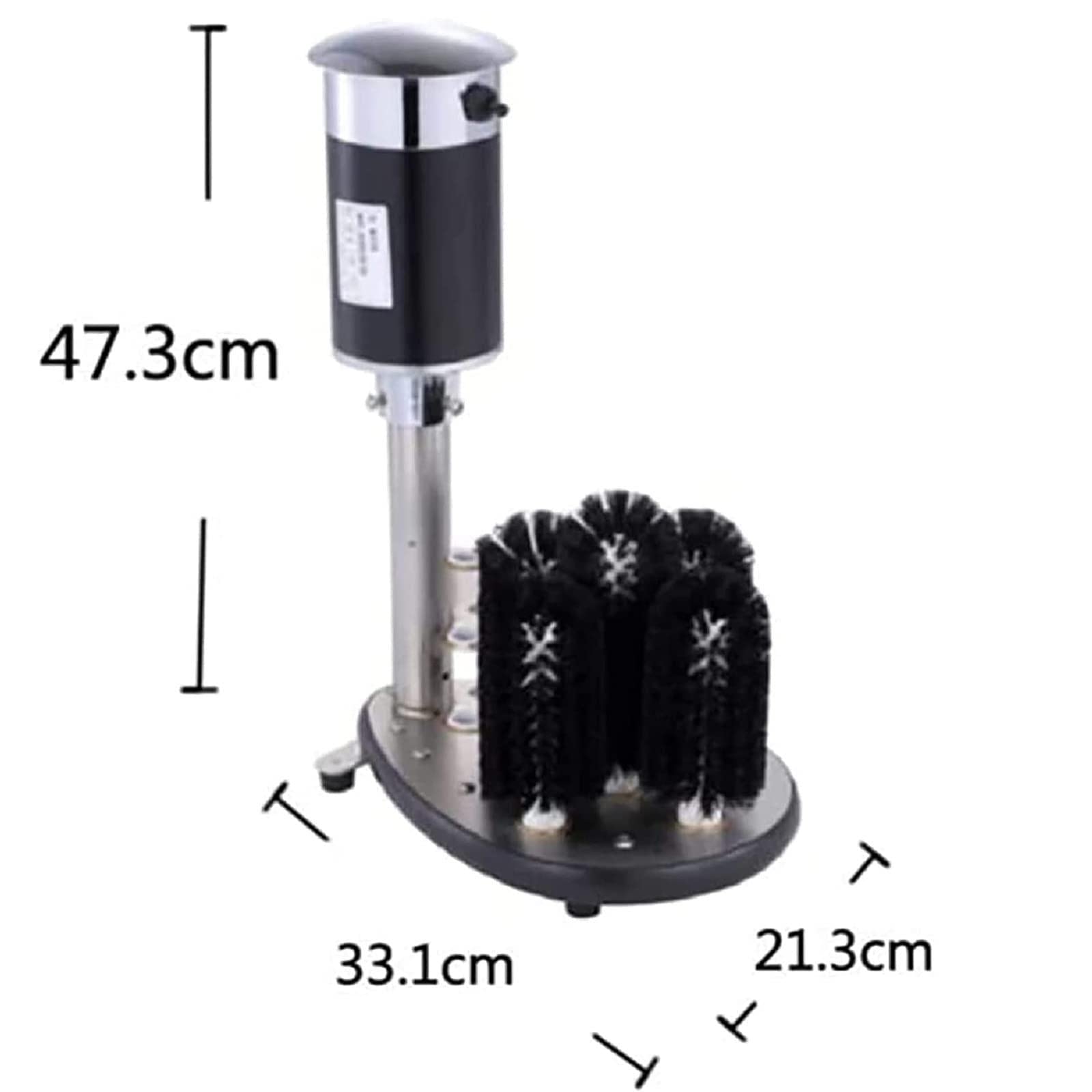 Lavatrice per Bicchieri da Vino,Lavatrice Automatica per Bicchieri,Lavatrice per Bicchieri Commerciale,con 5 Panni per lucidare,Efficienza: 800 Tazze/Ora,per Hotel,ristoratori,Bar,