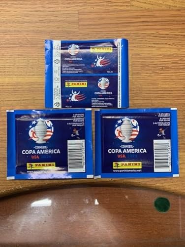 2024 Panini CONMEBOL COPA America USA Soccer Sticker - 5 Stickers PER Pack/ 3 Packs
