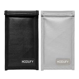 Faraday Bags for Phones and Car Key 2 Pack, Signal Blocking Pouch, Cell Phone Signal Jammer, Car Key/WiFi/RFID/GPS Signal Blocker