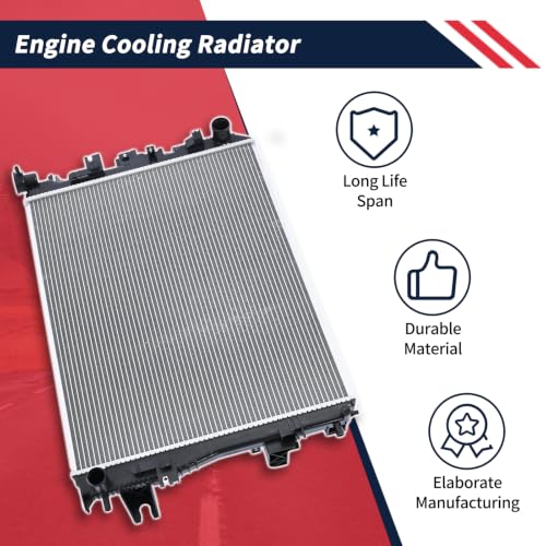 Promrmr 68341188AA Aluminum Radiator