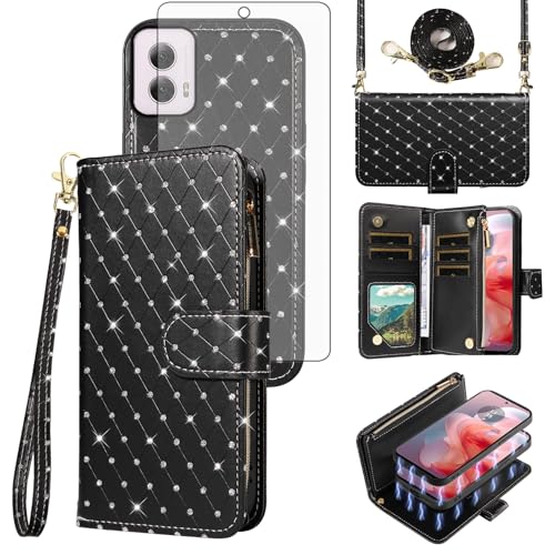 Coque Moto G Power 5G 2024 ZSZXCXDK Noir de protection arrière
