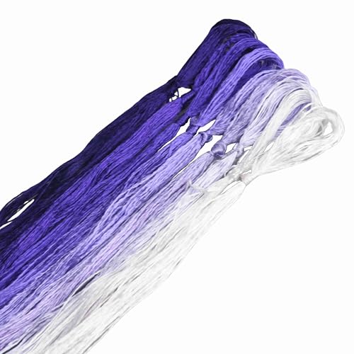 Image of MIINGGUXIUYI Mulberry Silk Floss Embroidery Thread Floss-Cross Stitch Threads China Silk Woven Jewelry Threads DIY Sewing Kits (96)