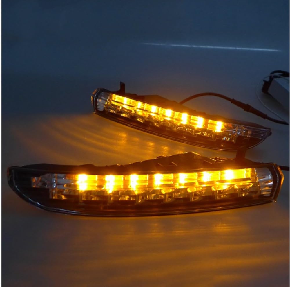 Luce di Indicatori Per Passat 2010 2011 2012 LED Paraurti Anteriore Fendinebbia Luce Marcia Diurna Luce Diurna Presa D'aria Auto Lampadina Indicatore Direzione