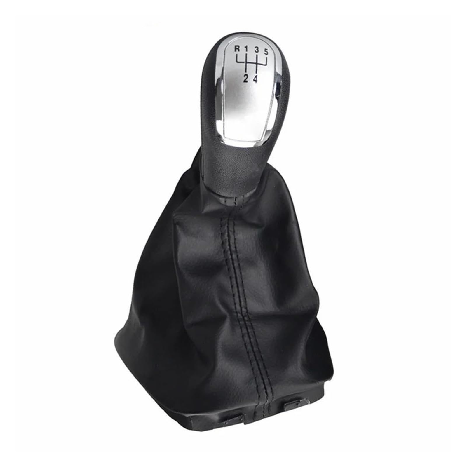 ZYINCEN Speed Gear Shift Knob for Skoda for Fabia MK1 1999-2008 5 Speed Car Gear Shift Knob Lever Replace(Silver)