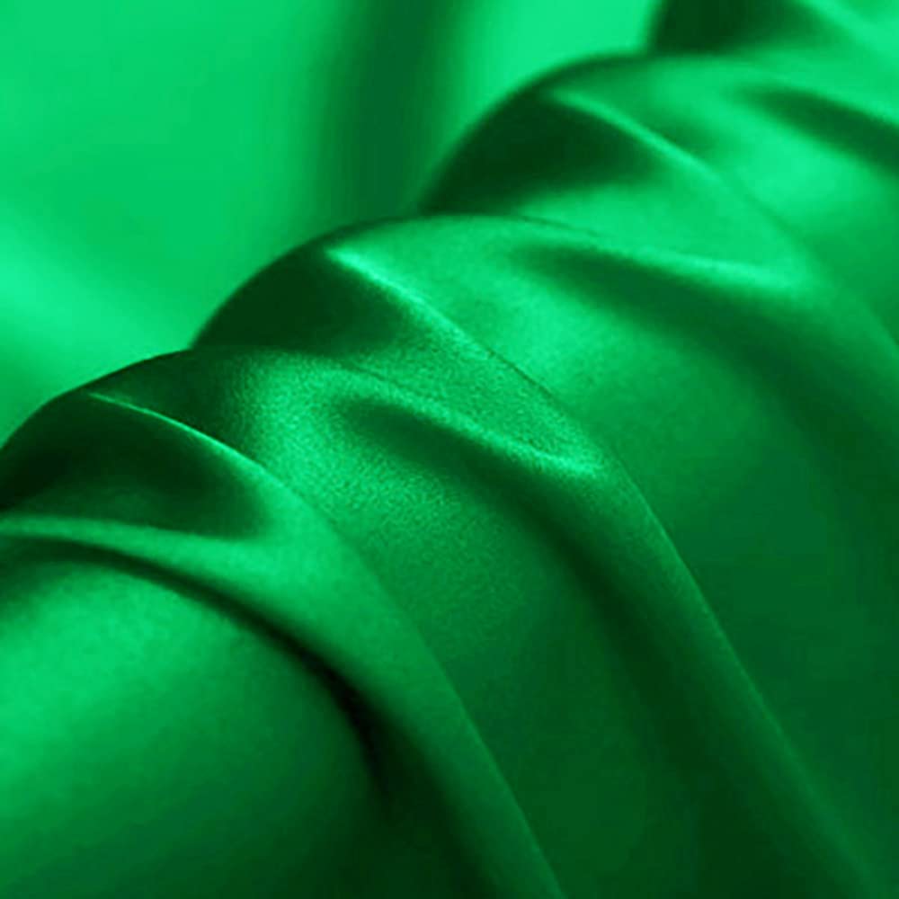 CISULI 100% Pure Mulberry Silk Satin Fabric 16/19/30/40 Momme Lightweight Luster Material Cloth for Sewing Sale Per Meter Solid Color (1746, Silk Satin 16 Momme Width 114cm)
