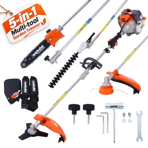 eSkde 52cc 5 in 1 Petrol Garden Multi Tool