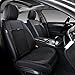 FLORICH Autositzbezüge, Atmungsaktive Leder und Stoff Sitzbezug Auto vordersitze 2 Stück, Universell Autositzschoner für die meisten Pkw, SUV, Limousinen und LKW, Schwarz Baby,Schwarz günstig Kaufen-FLORICH Autositzbezüge, Atmungsaktive Leder und Stoff Sitzbezug Auto vordersitze 2 Stück, Universell Autositzschoner für die meisten Pkw, SUV, Limousinen und LKW, Schwarz