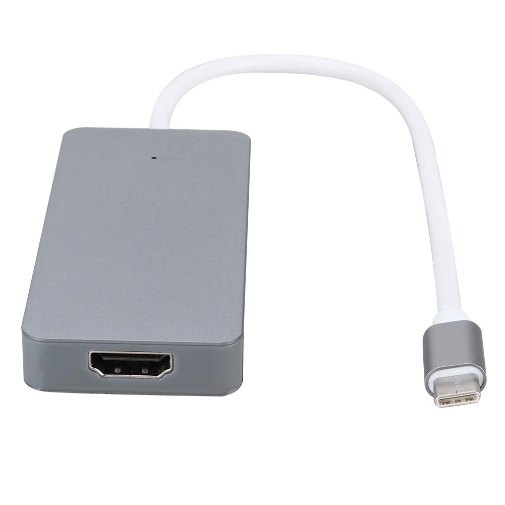 KUIDAMOS EZCAP265C Tarjeta de Captura de Vídeo a Tipo C Grabador de Alta Definición para Transmisión y Edición Compatible con y Mac Aleación de Aluminio 8,8 * 4 * 1 Cm