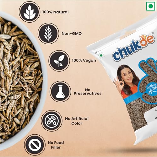 Chukde - Jeera Sabut (17.63 OZ) - Cumin Seeds - Aromatic & Flavorful for Curry & Spice Mixes - Ideal for Spices, Cooking, & Health Benefits - Whole Spices - 500 Gm - Image 8 thumbnail