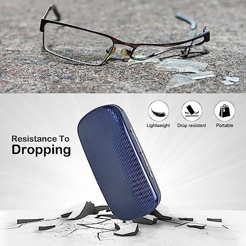 Image of Hifot Metal Eyeglass Case Hard Shell, Aluminum Spectacles Box Sunglasses Case for Men Women, Reading Glasses Holder
