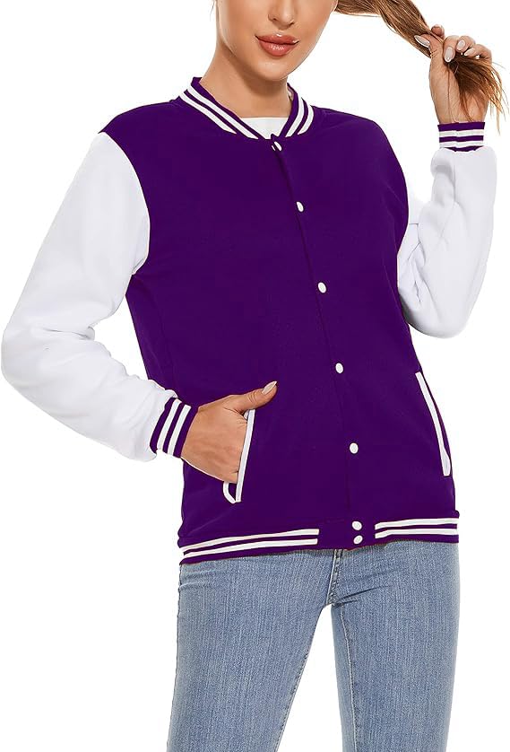 Image of Yuji Itadori Women Varsity Jacket Baseball Lightweight Outwear Fleece Coat Button Down Clothes