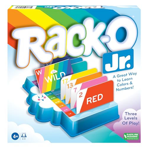 Winning Moves Games Rack-O Jr USA, Children's Edition of The Game of Rack-O for 2 to 4 Players, Ages 4+ - Image 2
