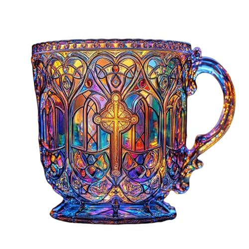 Générique Vintage Lila Wassergläser 400ml