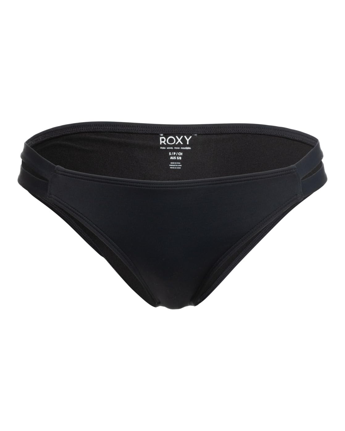Roxy Low Two-Piece Beach Classics Bikini Young Womens Black XXL
