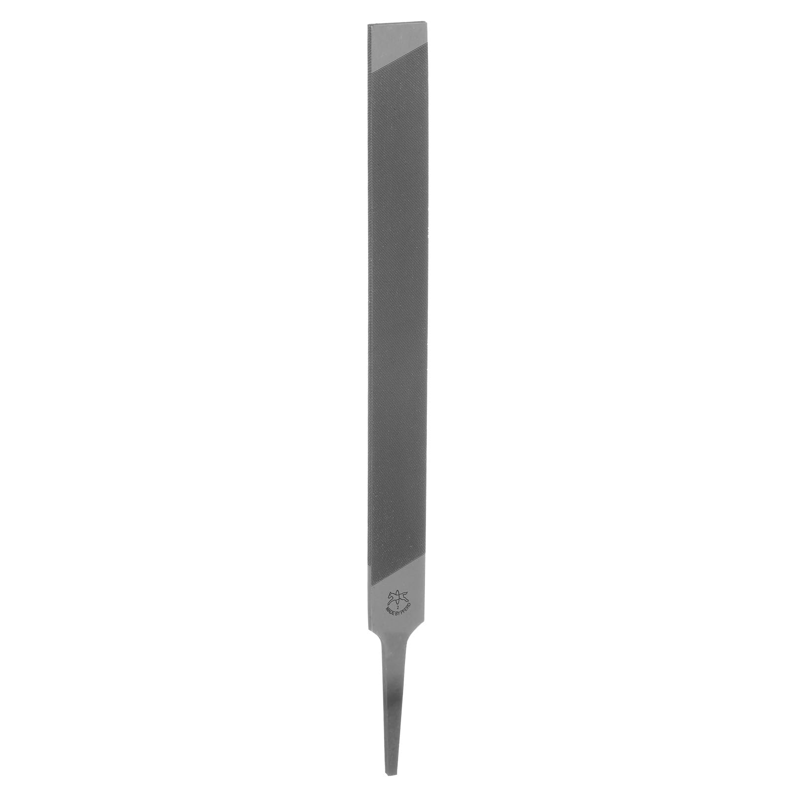 QUARKZMAN File 8 Inch High Carbon Steel Single Cut Flat Hand Rasp File for Deburring and Removal of Material