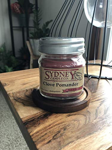 Sydney Candle Co. Fall Candles | Soy Mason Jar Candle | Fall Scented Candles For Home |Clove Pomander | Holiday Candle (7.5 Oz) #TOP4