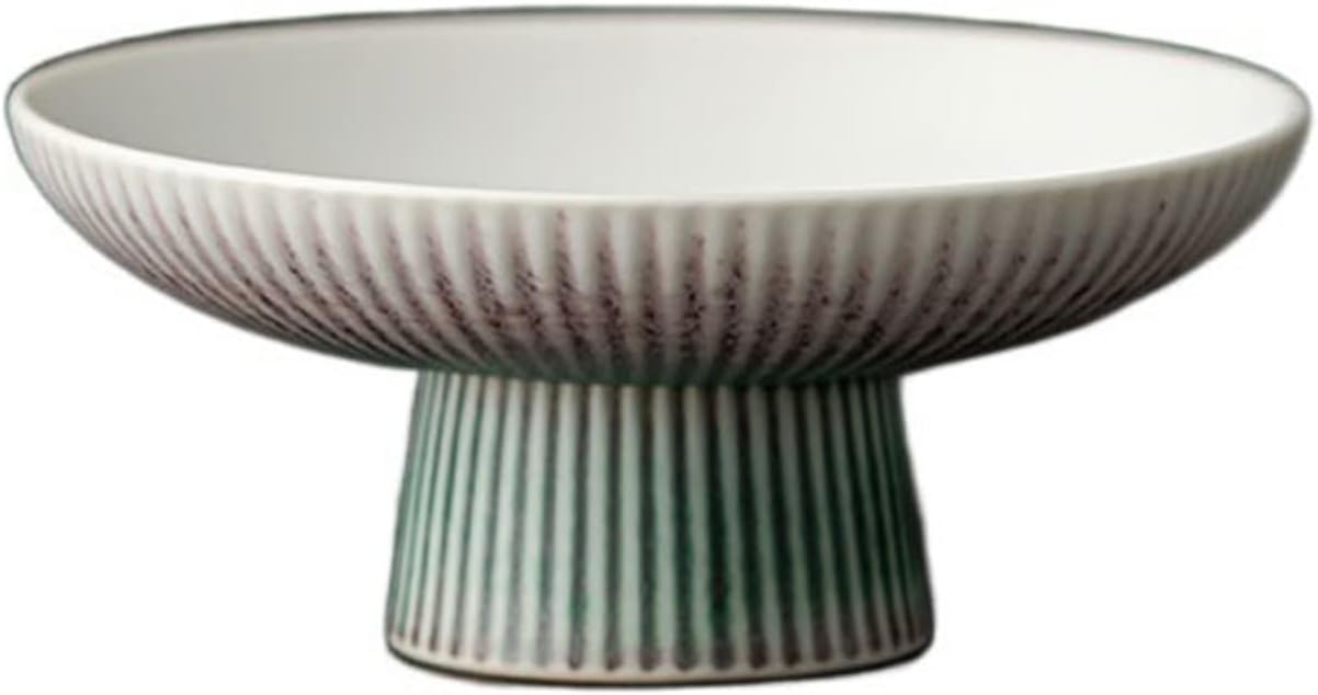 Fruit Tray Countertop Fruit Basket High Foot Refreshment Fruit Plate Home Living Room Dessert Snack Candy Bowl Fruit Tray Fruit Basket Fruit Plate Fruits Bowl (Size : L) ()