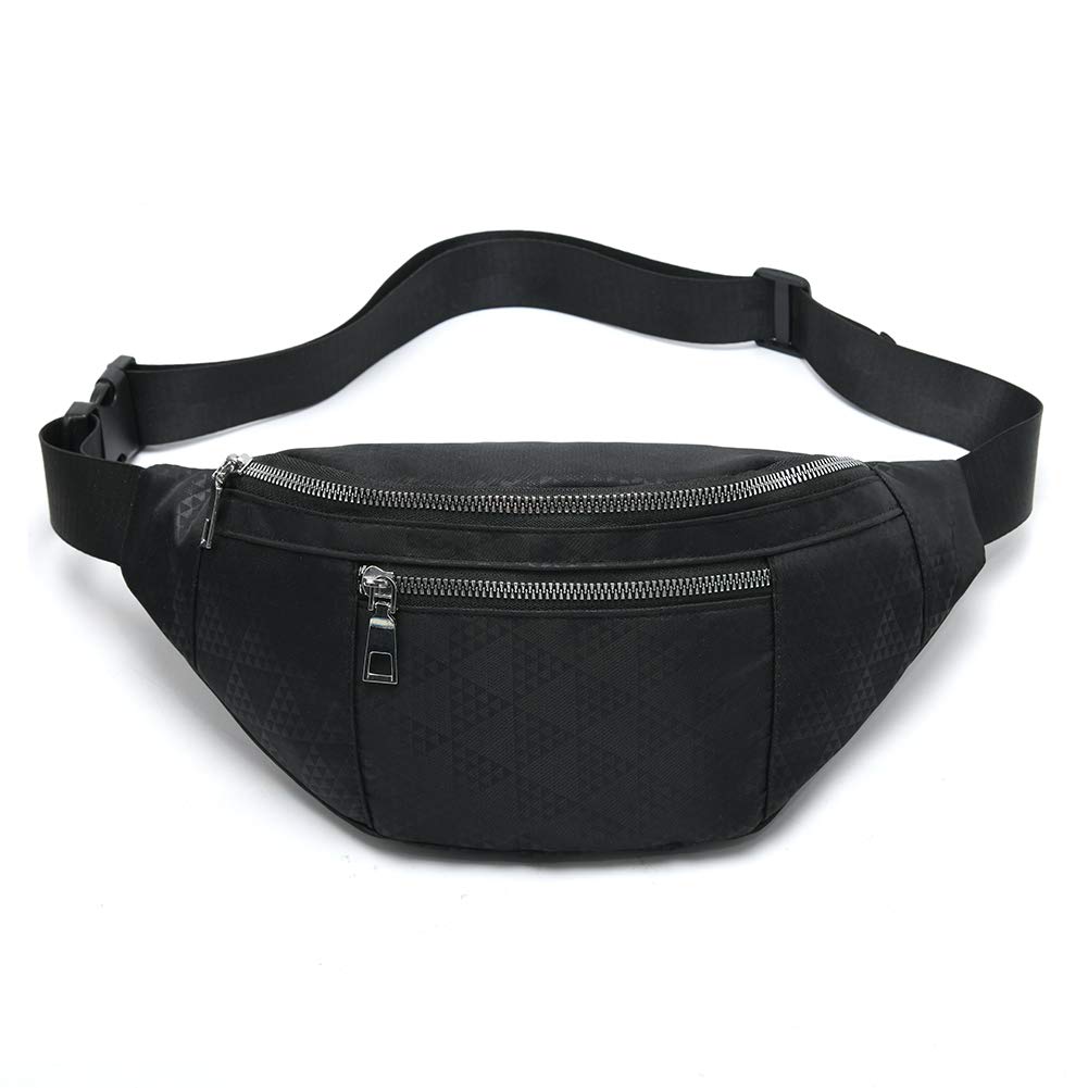 LTHAOO Fanny Pack for Men Women - Water Resistant Fashion Waist Bag Pack with Adjustable Strap for Travel Hiking Running Outdoor Sports.