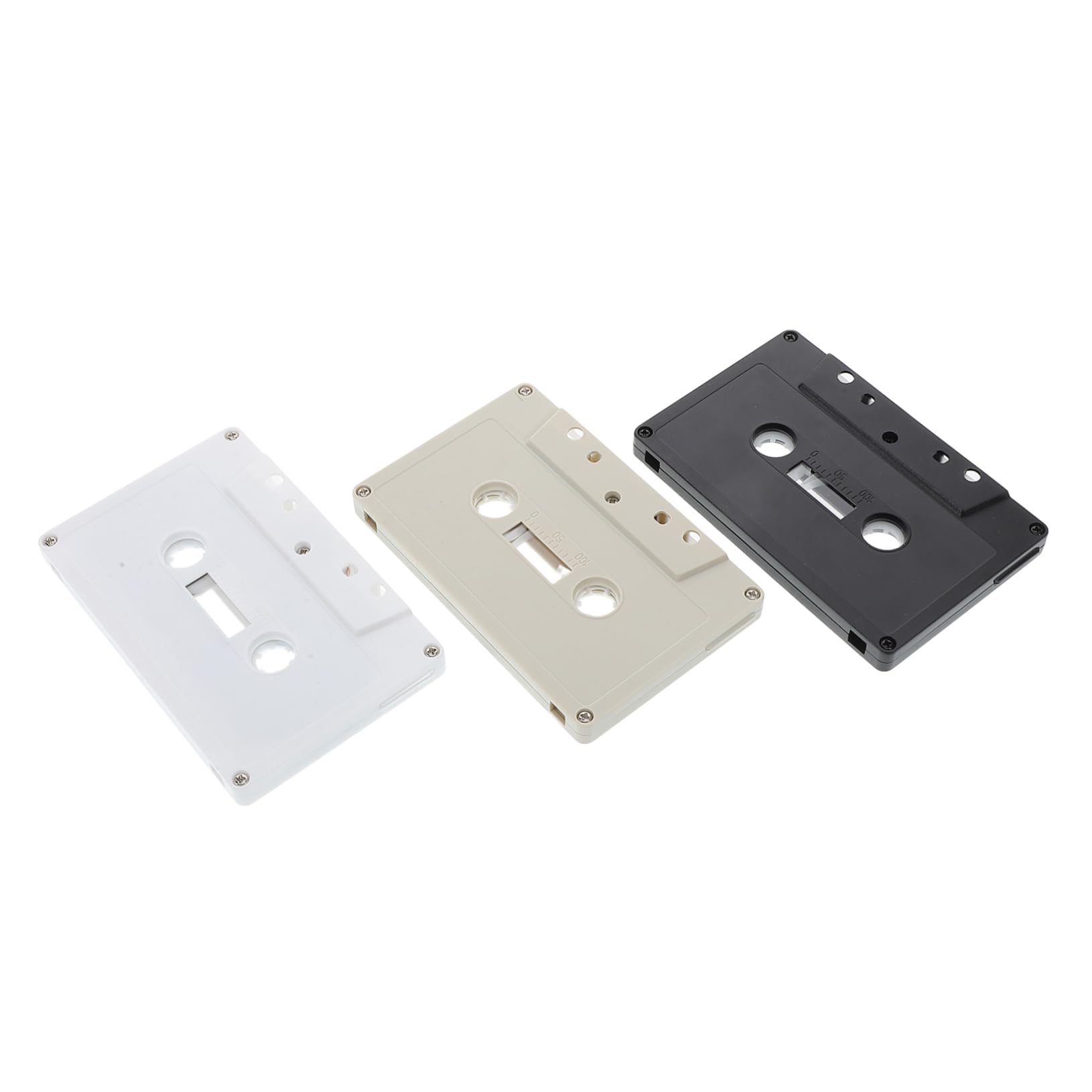 Alipis Retro Cassette Tape Holder Blank Cassette Tapes Diy Stationery Home Decor