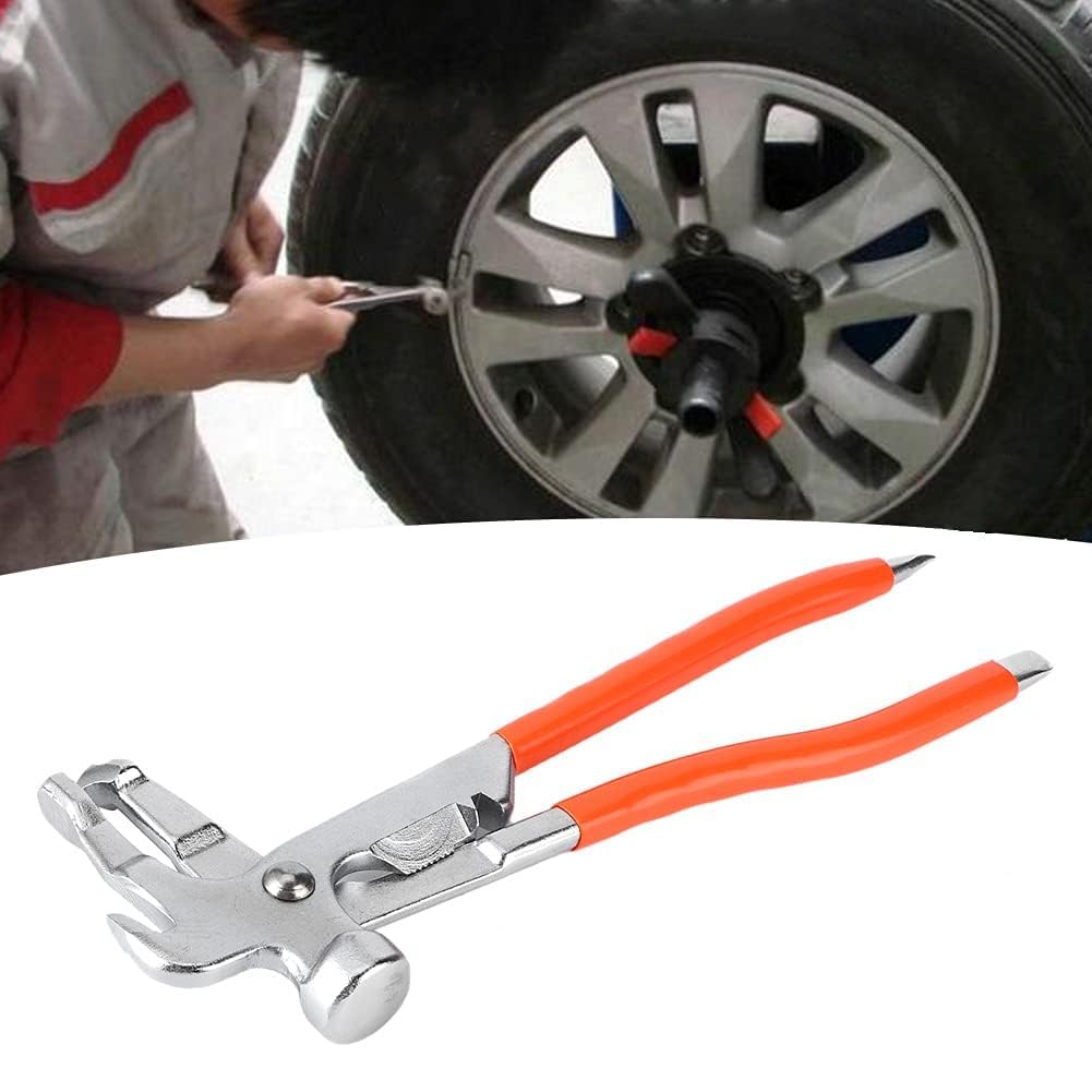 HERCHR Pinza per Equilibratura Pesi, Pesi Raschietto per Bilanciamento e Pinze per Rimozione Installatore per Pesi di Ruote Cerchioni di Bilanciamento Strumento per Martello Automatico per Pneumatici
