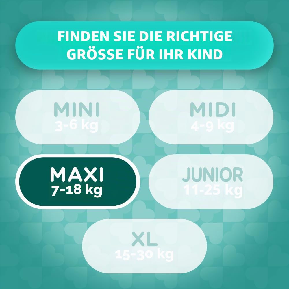 Pampers Baby Dry Maxi, Größe 4 (7-18 kg), 200 Windeln für Kinder
