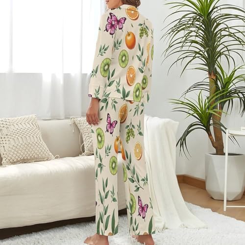 Ensembles de vêtements d'intérieur de qualité aux détails tropicaux raffinés