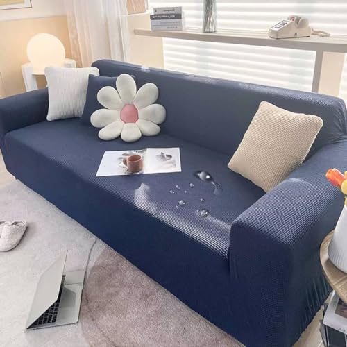 Liveストアー ソファーカバー 1人掛け 撥水加工 ソファーカバー 肘付き 肘なし兼用 一体型 ストレッチソファーカバー 伸縮素材 伸びる 滑り止め ソファー保護カバー おしゃれ 北欧風 犬猫対策 縦横弾力 フィットカバー 犬 猫 キズ防止 防塵 洗える