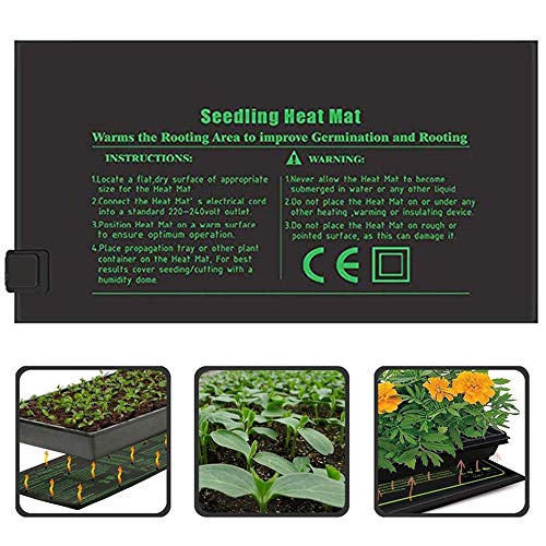 RBTT Plant heating pad Waterproof and durable Seedling Heat Mat Multiple sizes Flowers Warm Mat Greenhouse Safety Hydronics Germination equipment,L
