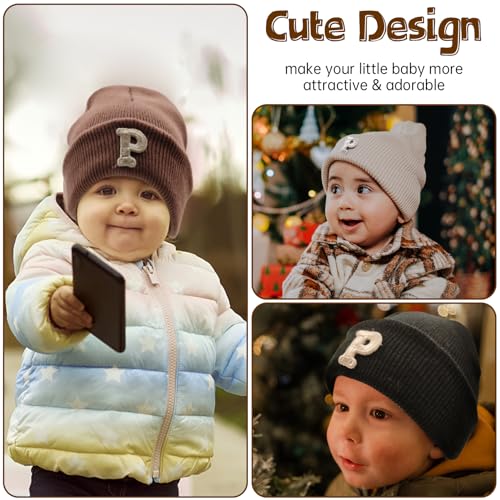 Toddler Beanie for Girls Boys - Baby Winter Warm Hat for 0-3-12-36 Months, Newborn Essentials2