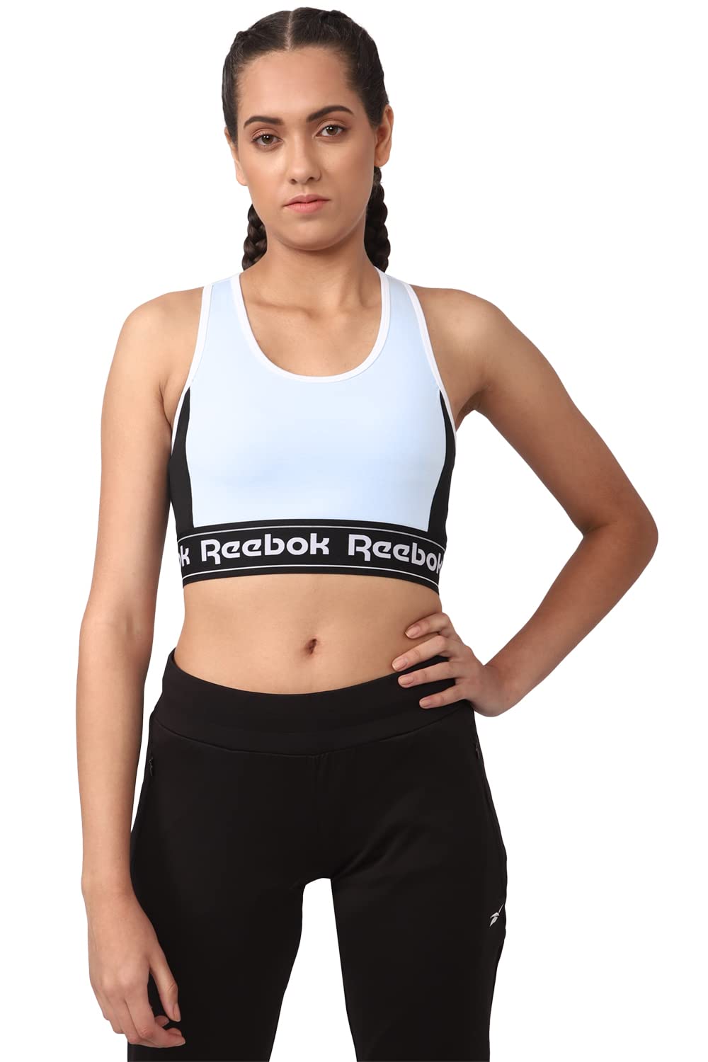 Reebokwomens Cotton Lightly Padded Wire Free Classic Sports Bra