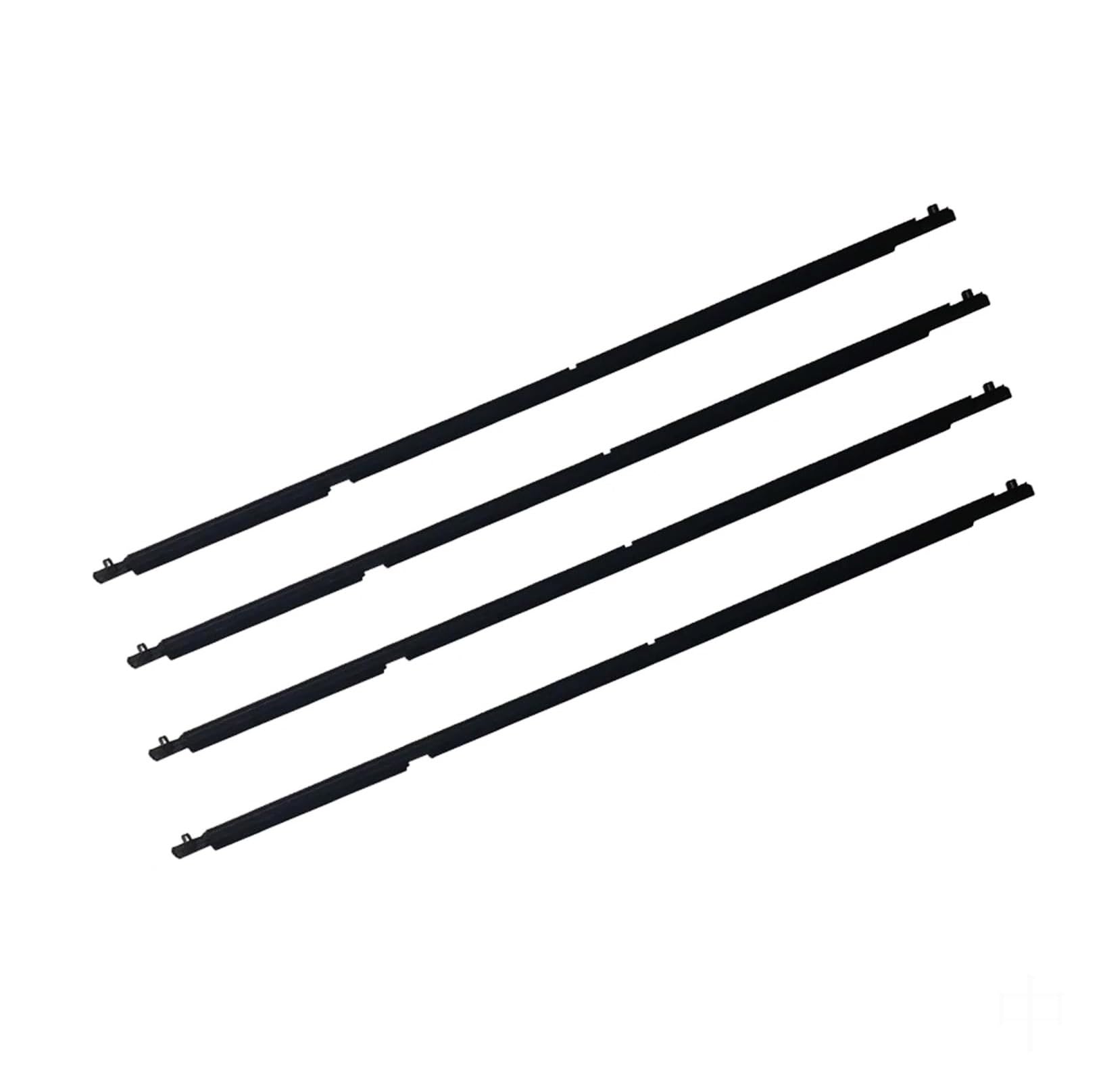 Gtdtkganak One Color Door Window Weatherstrip For Mazda For 6 For Sedan 2004-2012 Outer Window Weatherstrip Sealing Belt 4Pcs