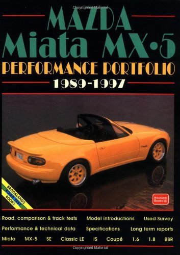 Image of Mazda Miata MX-5 Performance Portfolio: 1989-1996 (Brooklands Books Road Test Series) (Performance p: Written by R.M. Clarke, 2008 Edition, Publisher: Brooklands Books Ltd [Paperback]
