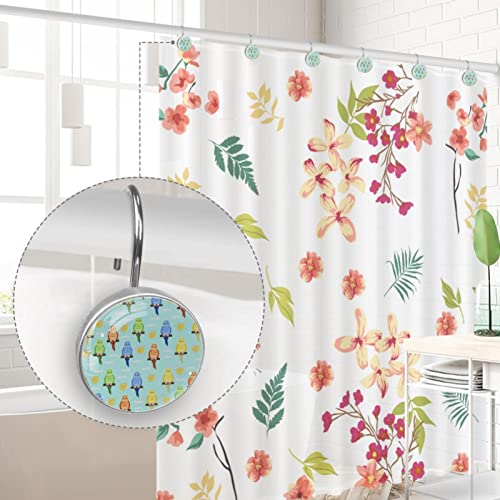 Rideau de douche impeccable avec crochets perruche - 5