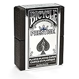 Bicycle Prestige Dura-Flex Playing Cards (Colors May Vary) (4-Pack)